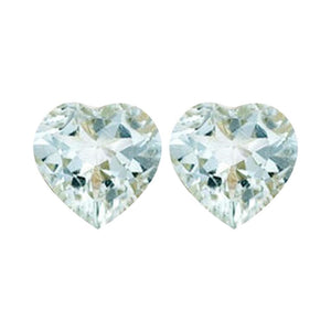 Natural Aquamarine Heart Cut