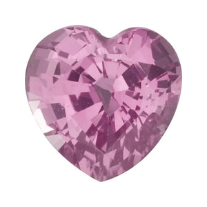 Natural Heart Loose Pink Sapphire