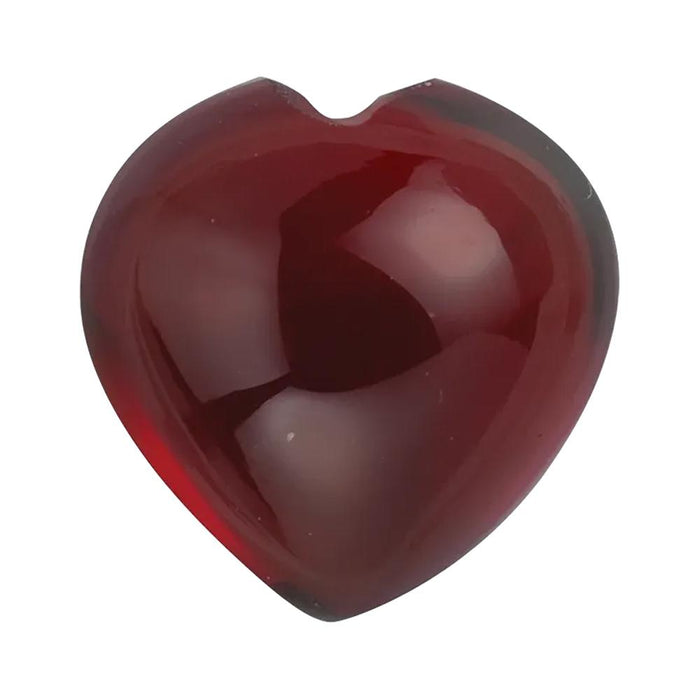 Natural Mozambique Garnet Heart Cabochon Cut