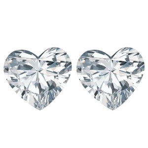 Natural Heart Shape GHI Color Loose White Diamond