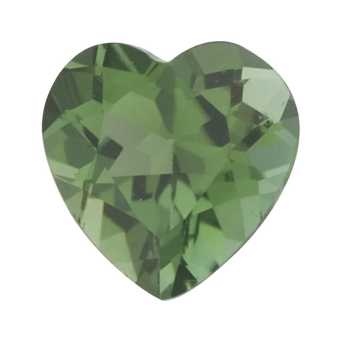 Natural Heart Loose Green Tourmaline