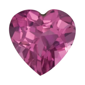 Natural Heart Loose Pink Tourmaline