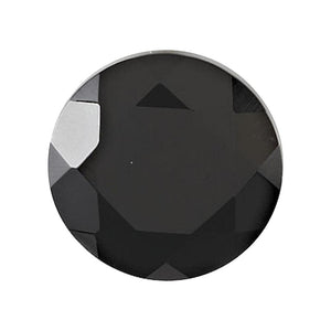 Natural Loose Round Faceted Black Onyx