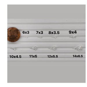 10x4.5mm(Weight range - 0.55-0.60 each stone)