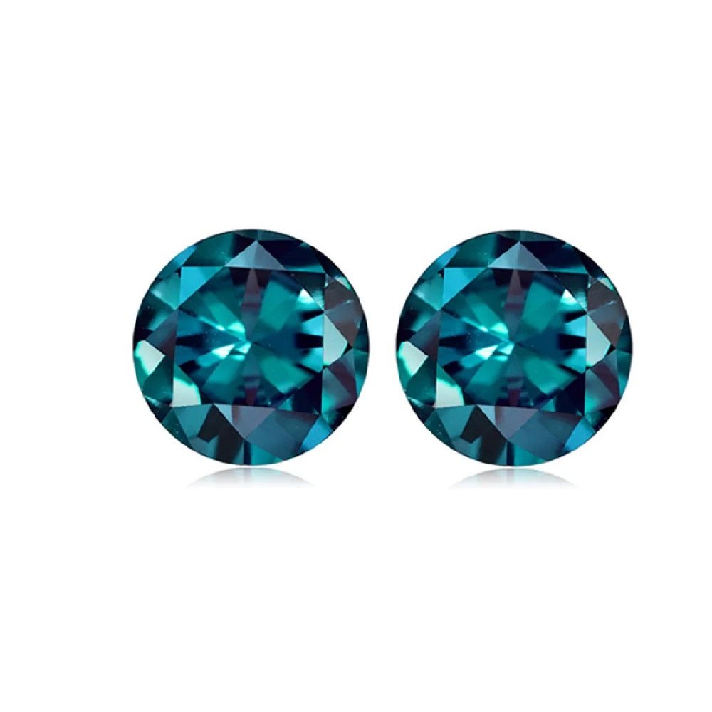 Lab Created Alexandrite Round shape AAA Quality Precision Cut from 1.5MM-13MM
