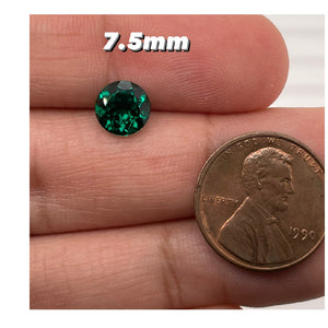 7.5MM (Weight range -1.36-1.67 cts each stone)