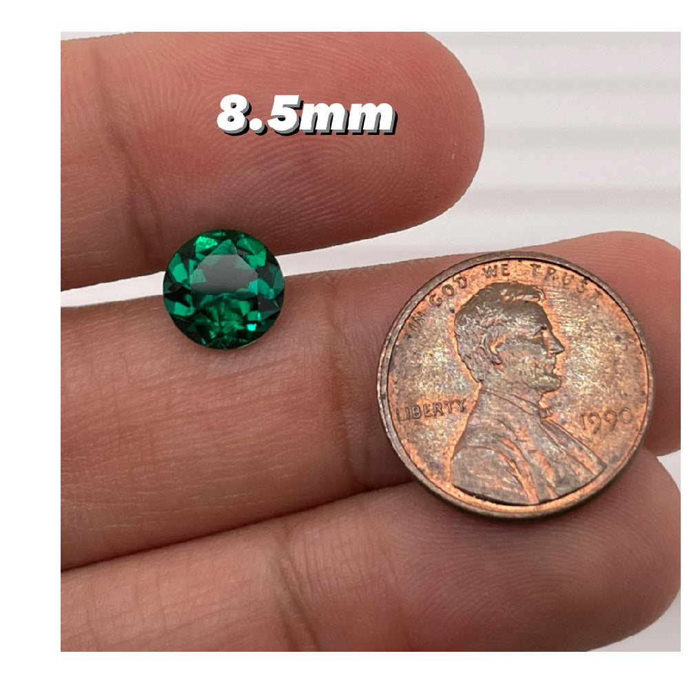 8.5MM (Weight range -1.98-2.41 cts each stone)