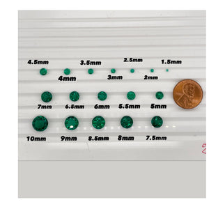 1.5MM (Weight range -0.01-0.02 cts each stone)