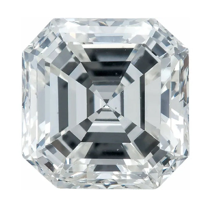 Lab Grown Asscher Cut F-G Color VS1 Clarity White Diamond from 2.2mm-3.5mm