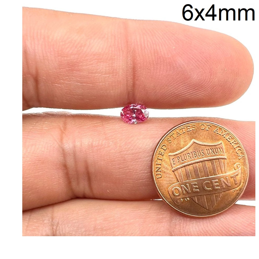 6x4mm (weight range-0.52-0.57 each stone)