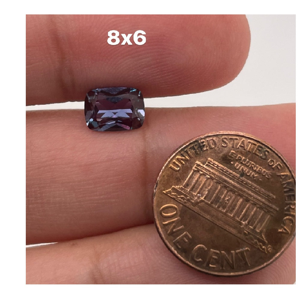 8x6 MM (Weight range - 1.72-2.1 cts each stone)