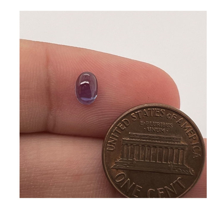 Lab Created Alexandrite Oval Cabochon