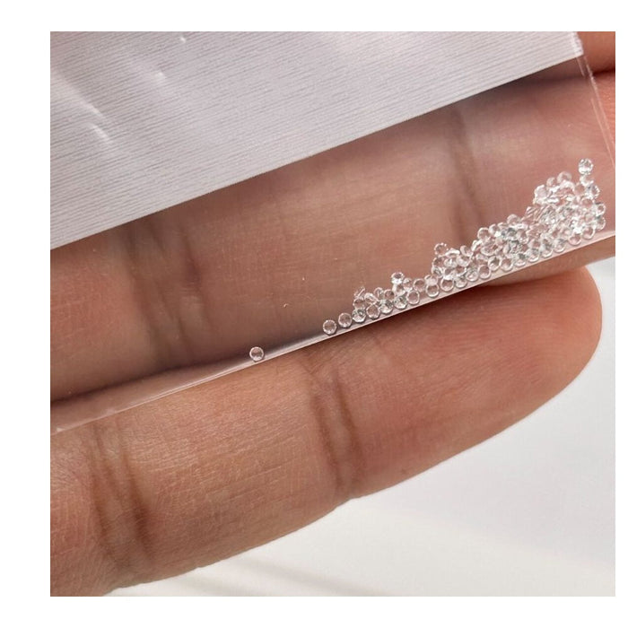 Loose White Topaz Round Cut 1x1mm AAA Quality Gemstones(100 Piece Lot)