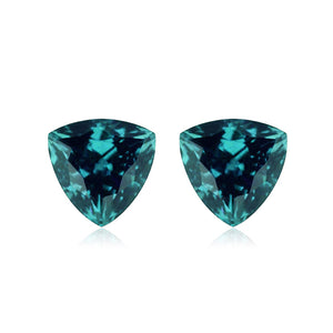 Lab Created Alexandrite Trillion shape AAA Quality from 3MM-10MM