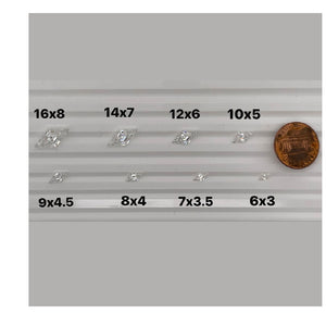 9x4.5mm(Weight range - 0.49-0.54 each stone)