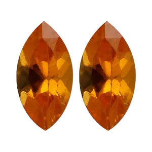 Orange Garnet Marquise Cut