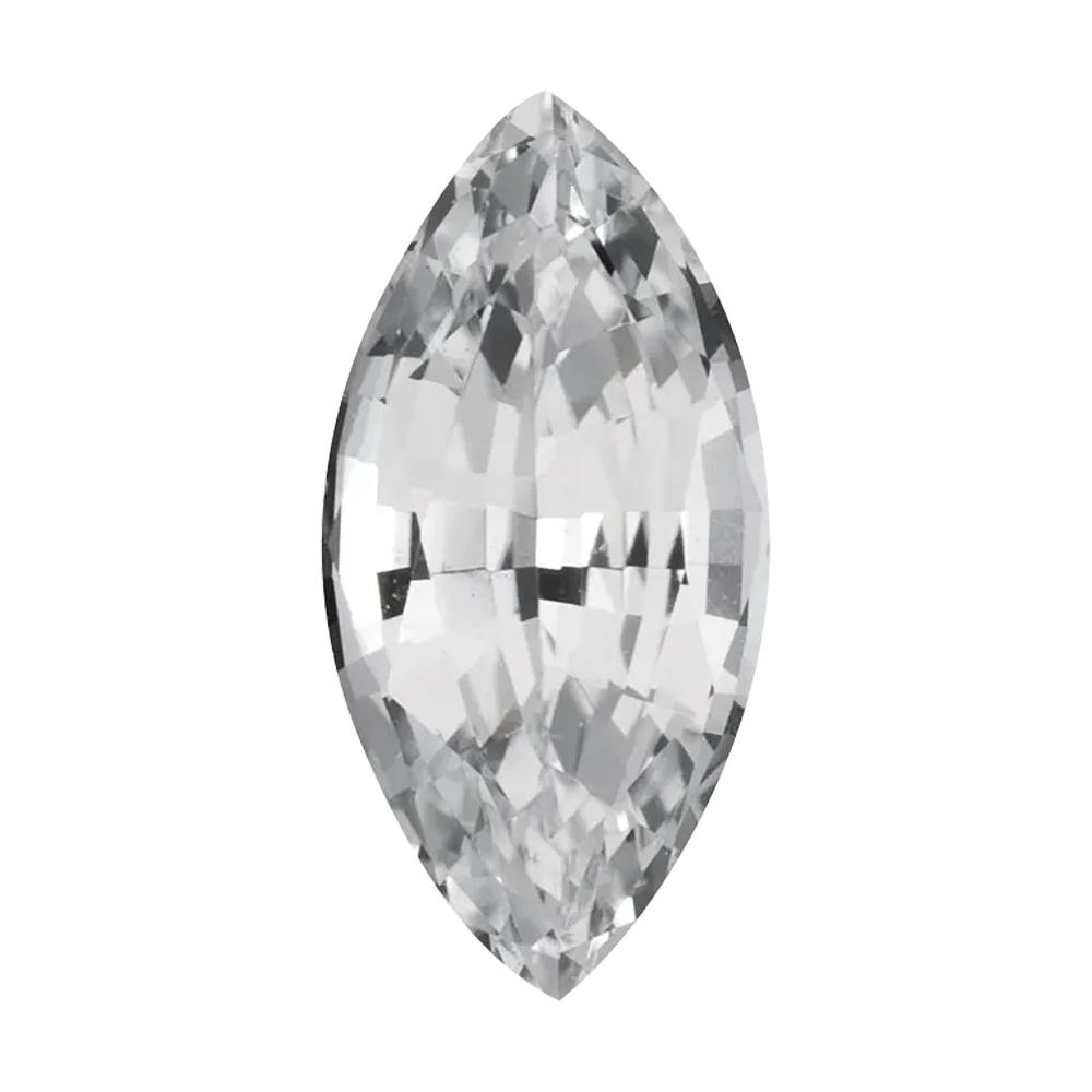 Natural Marquise Loose White Sapphire
