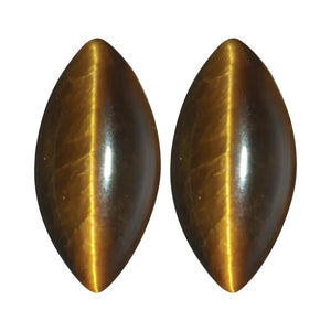 Natural Marquise Cabochon Loose Tiger's Eye