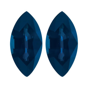 Natural Marquise Cut Loose Blue Sapphire