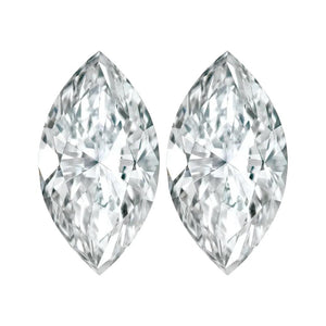 Natural Marquise Cut GHI Color Loose White Diamond