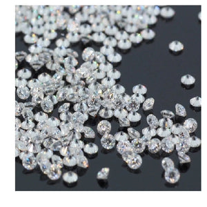 Round Best DEF Color White Moissanite
