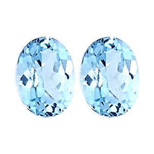 Oval Cut Loose Sky Blue Topaz