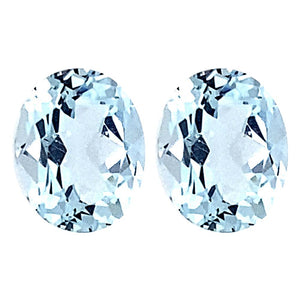 Oval Cut Loose Sky Blue Topaz