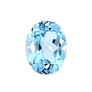 Oval Cut Loose Sky Blue Topaz