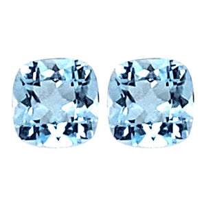 Cushion Cut Loose Sky Blue Topaz