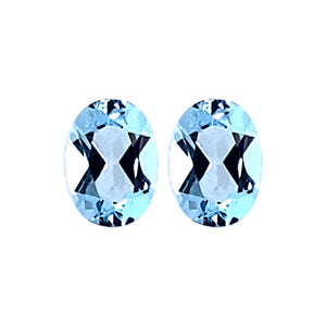 Oval Cut Loose Sky Blue Topaz