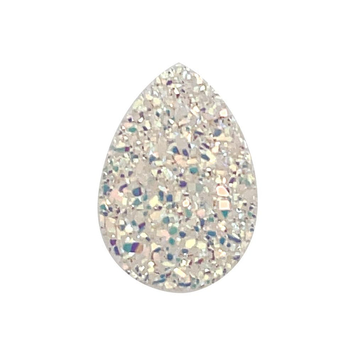 Pear Cabochon Opal Druzy Quartz