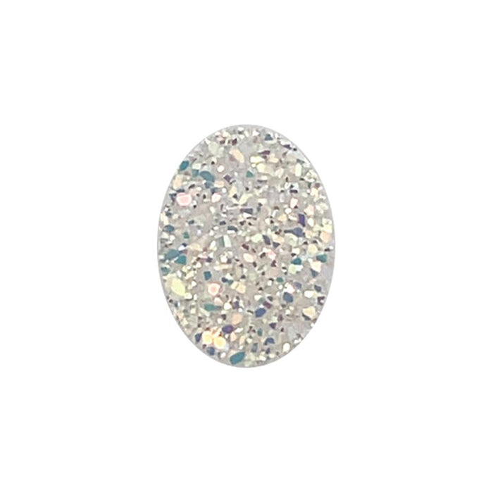 Oval Cabochon Opal Druzy Quartz