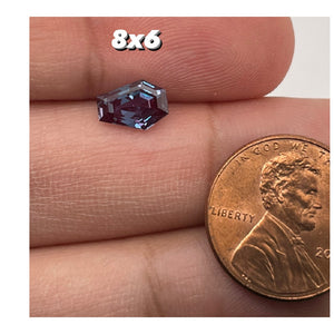 8x6mm(weight range-1.45-1.60 eachstone)