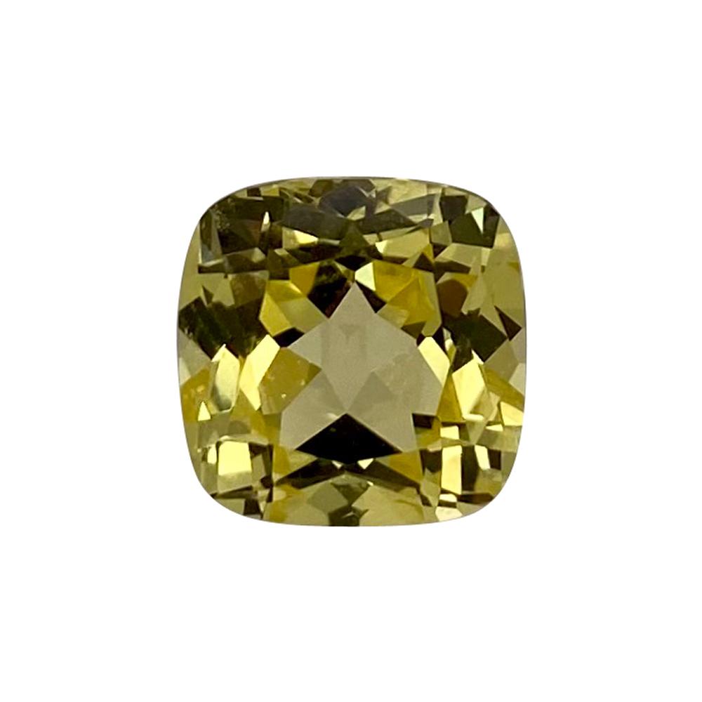 Synthetic Yellow Sapphire Cushion Cut