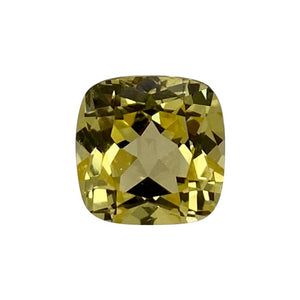 Synthetic Yellow Sapphire Cushion Cut