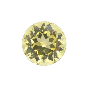 Synthetic Yellow Sapphire Round Cut