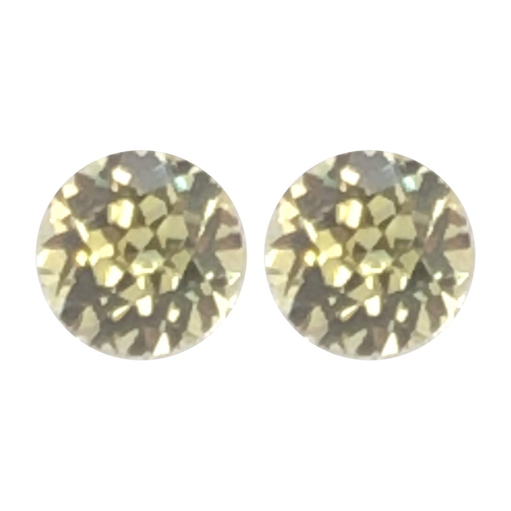 Synthetic Yellow Sapphire Round Cut