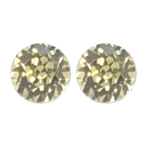 Synthetic Yellow Sapphire Round Cut