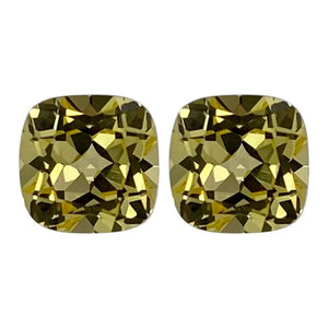 Synthetic Yellow Sapphire Cushion Cut