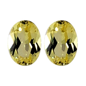 Synthetic Yellow Sapphire Oval Cut