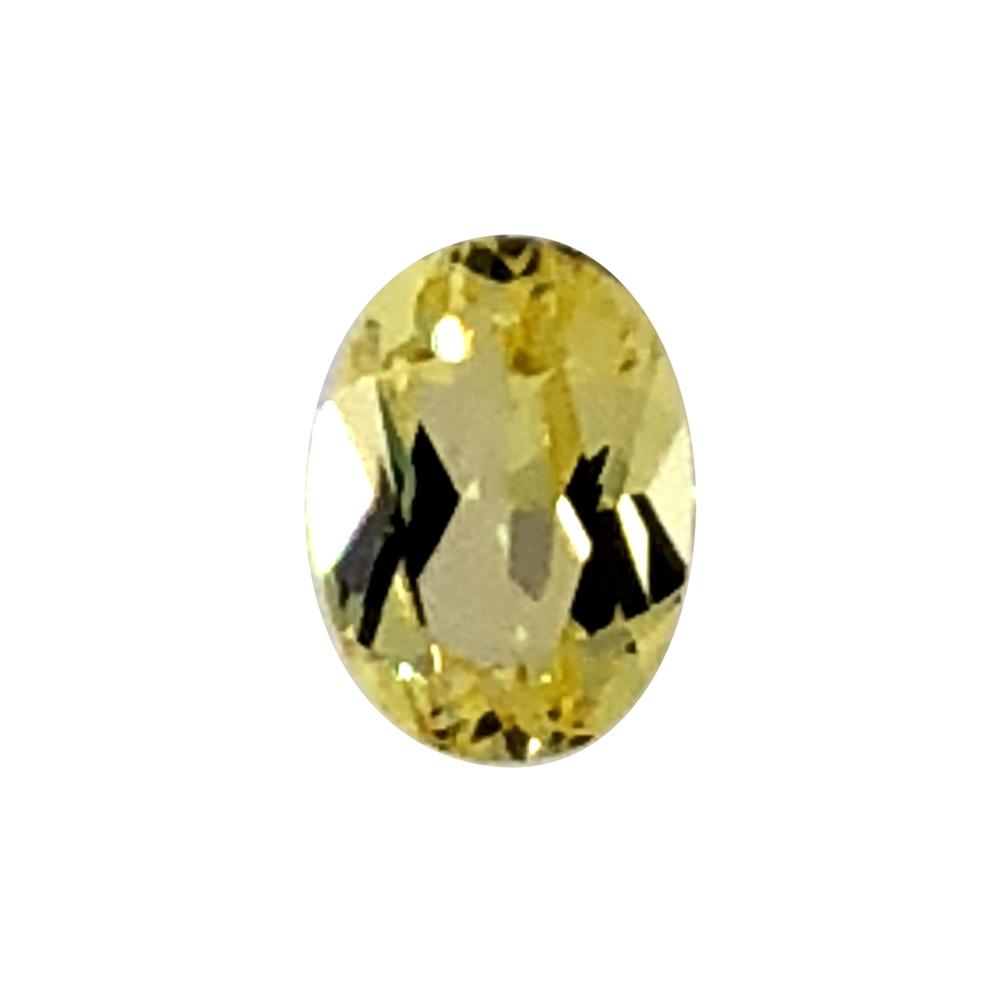 Synthetic Yellow Sapphire Oval Cut