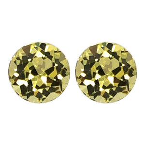 Synthetic Yellow Sapphire Round Cut