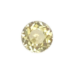 Synthetic Yellow Sapphire Round Cut