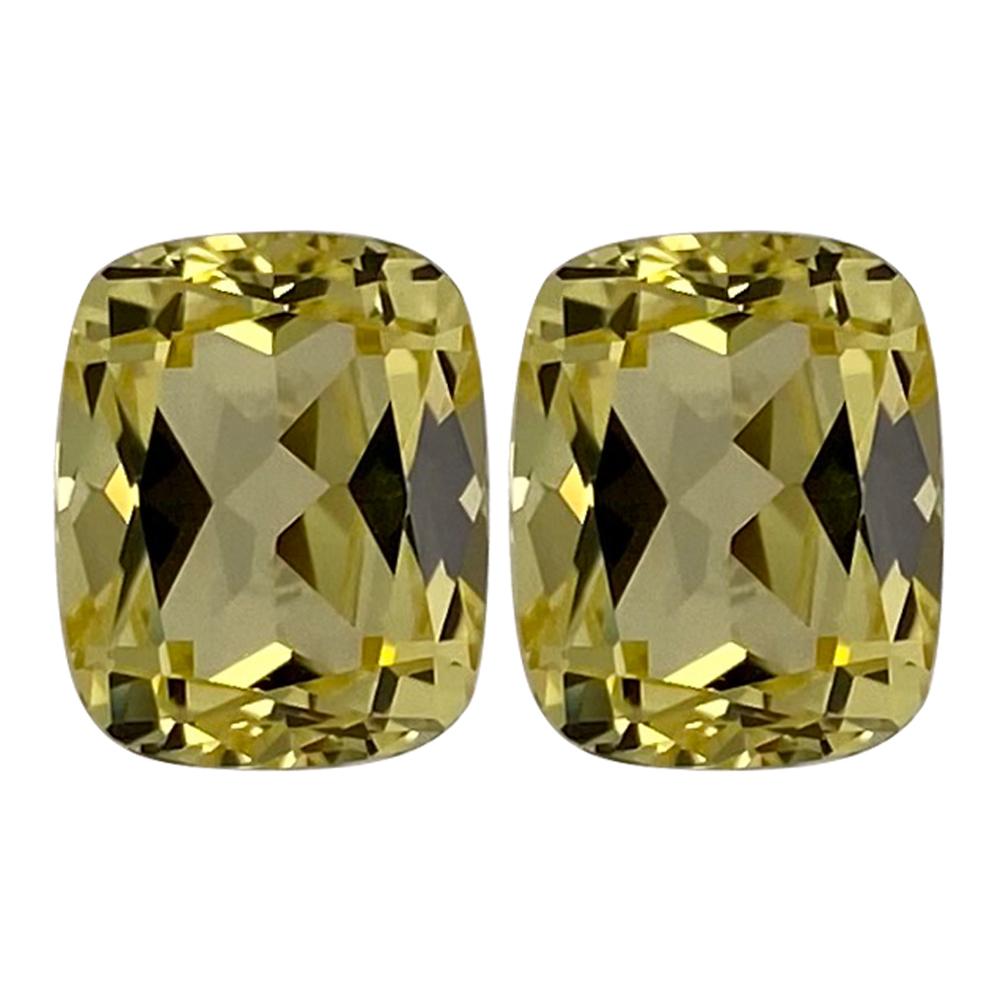 Synthetic Yellow Sapphire Cushion Cut - (Elongated)