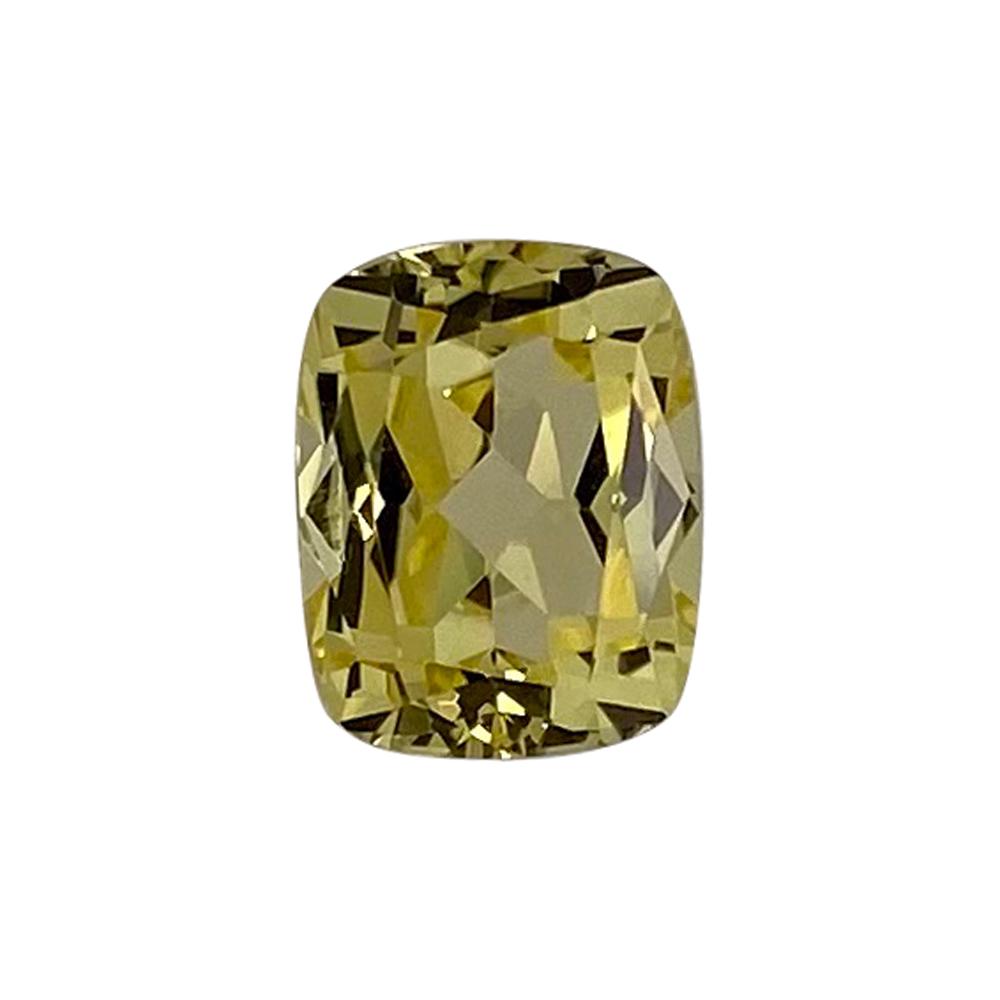 Synthetic Yellow Sapphire Cushion Cut - (Elongated)
