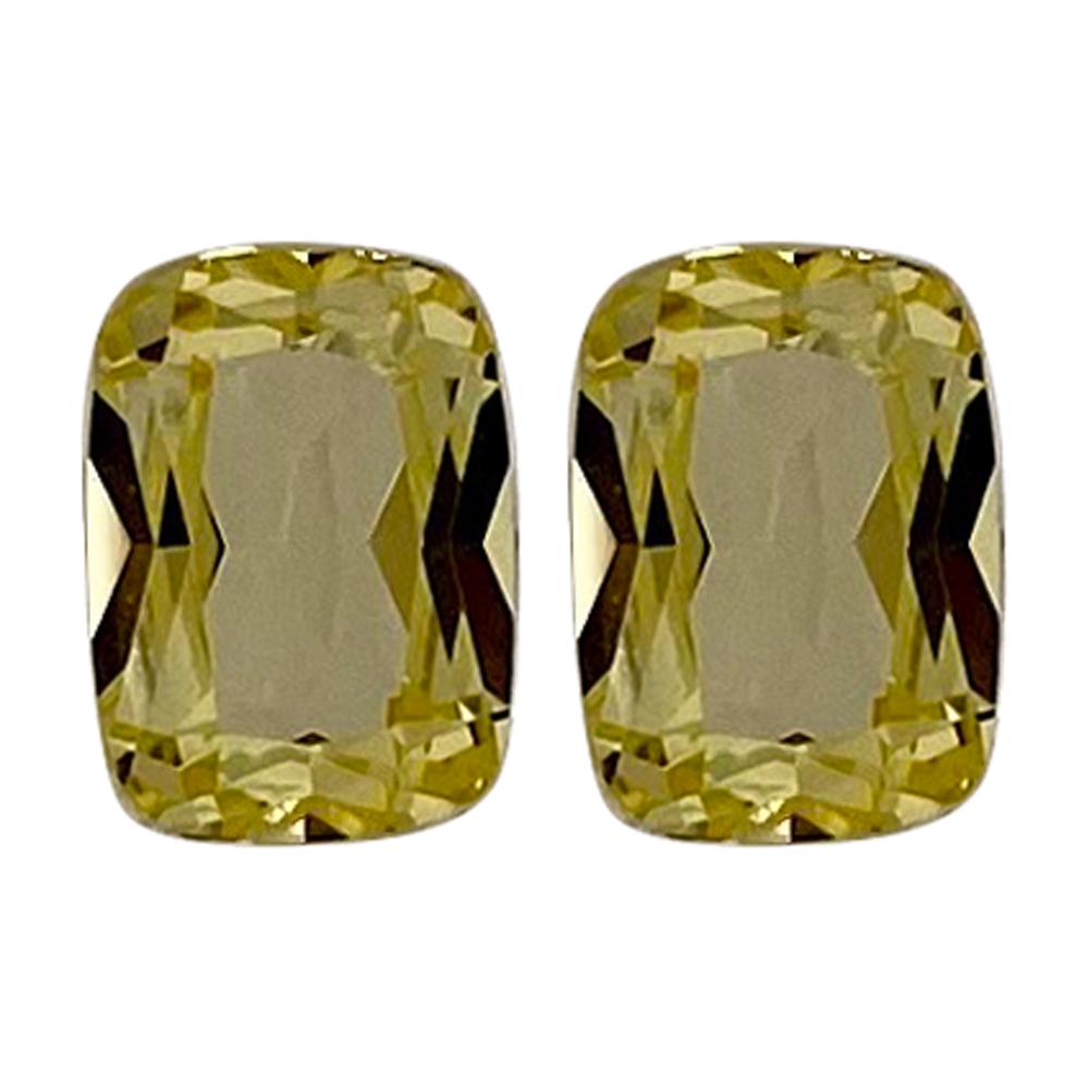 Synthetic Yellow Sapphire Cushion Cut - (Elongated)