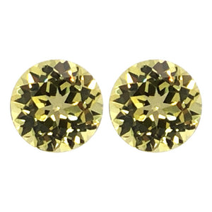 Synthetic Yellow Sapphire Round Cut