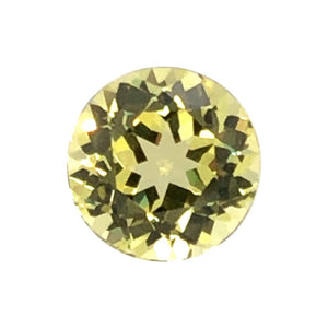 Synthetic Yellow Sapphire Round Cut