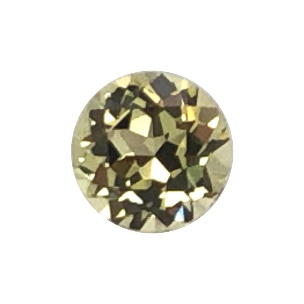 Synthetic Yellow Sapphire Round Cut
