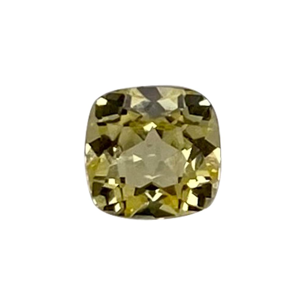 Synthetic Yellow Sapphire Cushion Cut